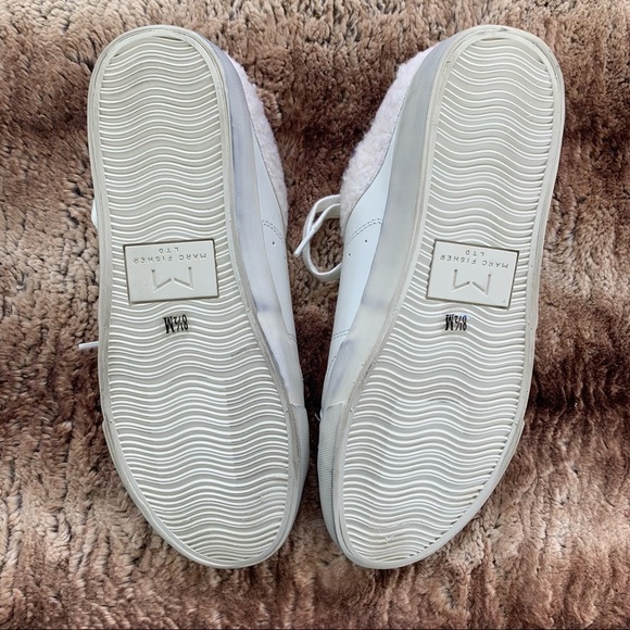 Marc Fisher Mello Lace Up Sherpa Sneaker - Picture 10 of 11